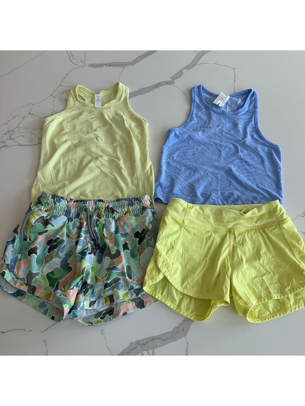 Athleta Girl's Activewear short sets Size S/M